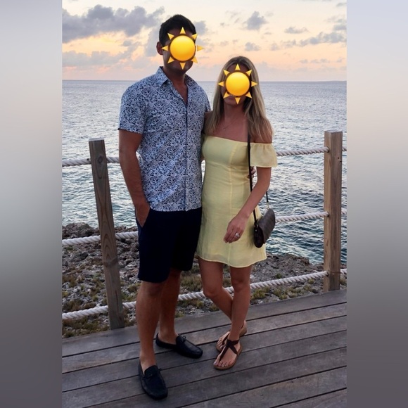 Zara Off The Shoulder Mini Dress Size Small - Picture 2 of 10